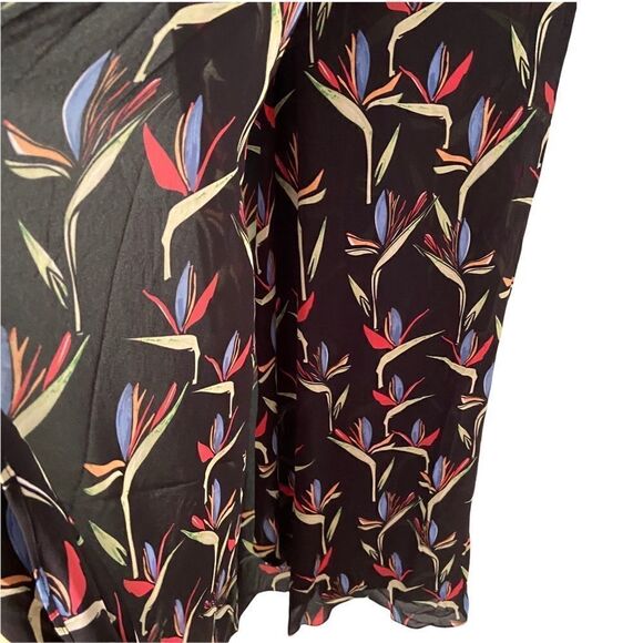NEW Olivaceous Boho Floral Flowy Maxi Skirt in Size Medium - Picture 7 of 11